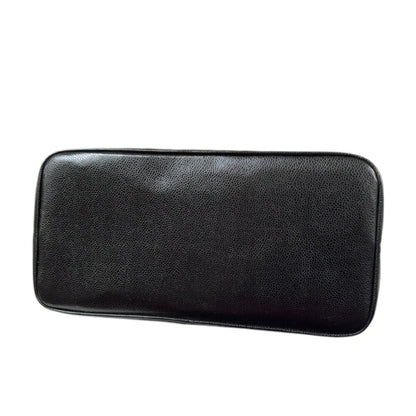 Chanel Black Leather Medaillon