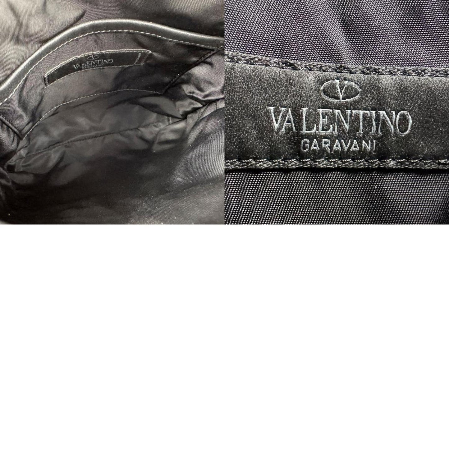 Valentino Garavani Black Synthetic Camouflage