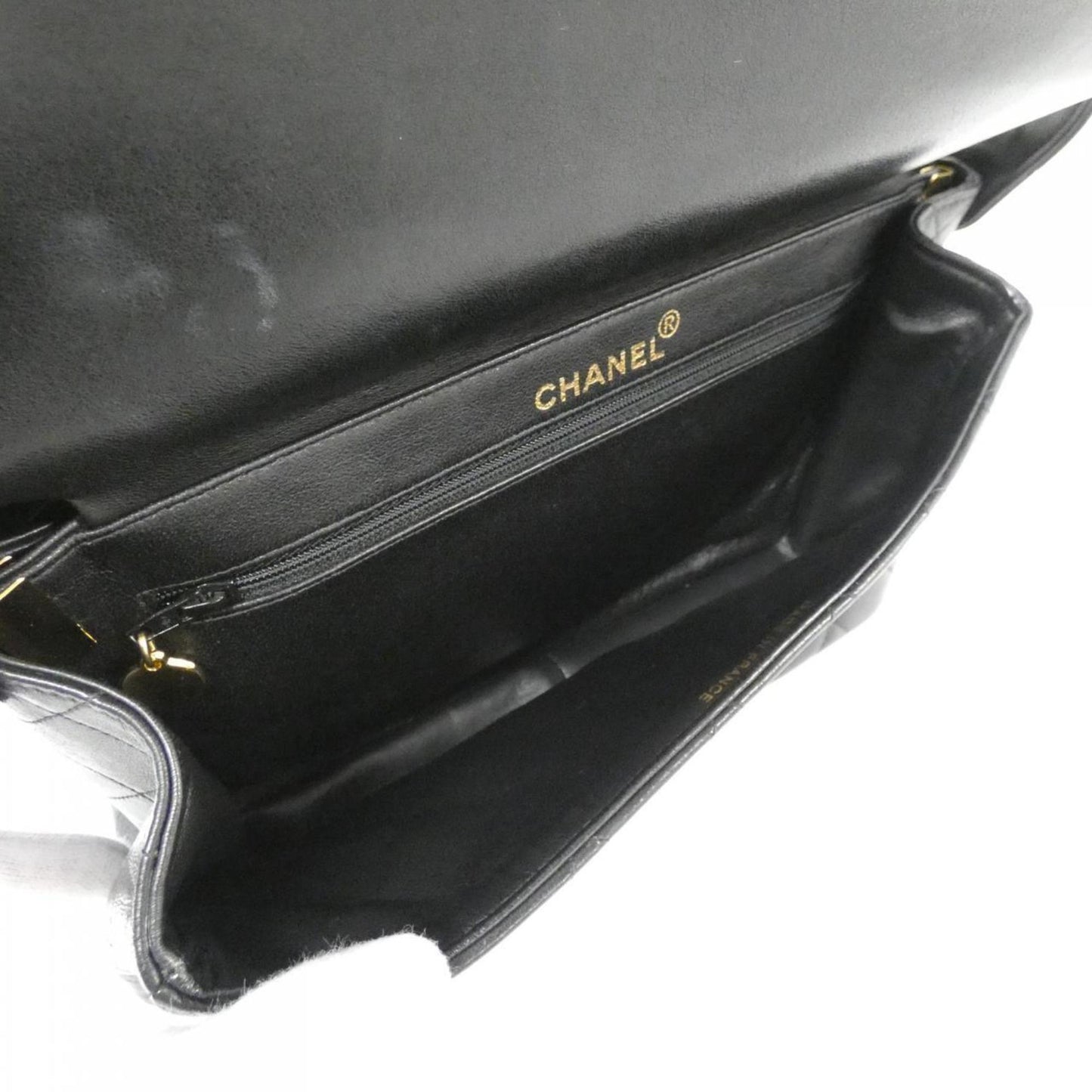 Chanel Black Leather -