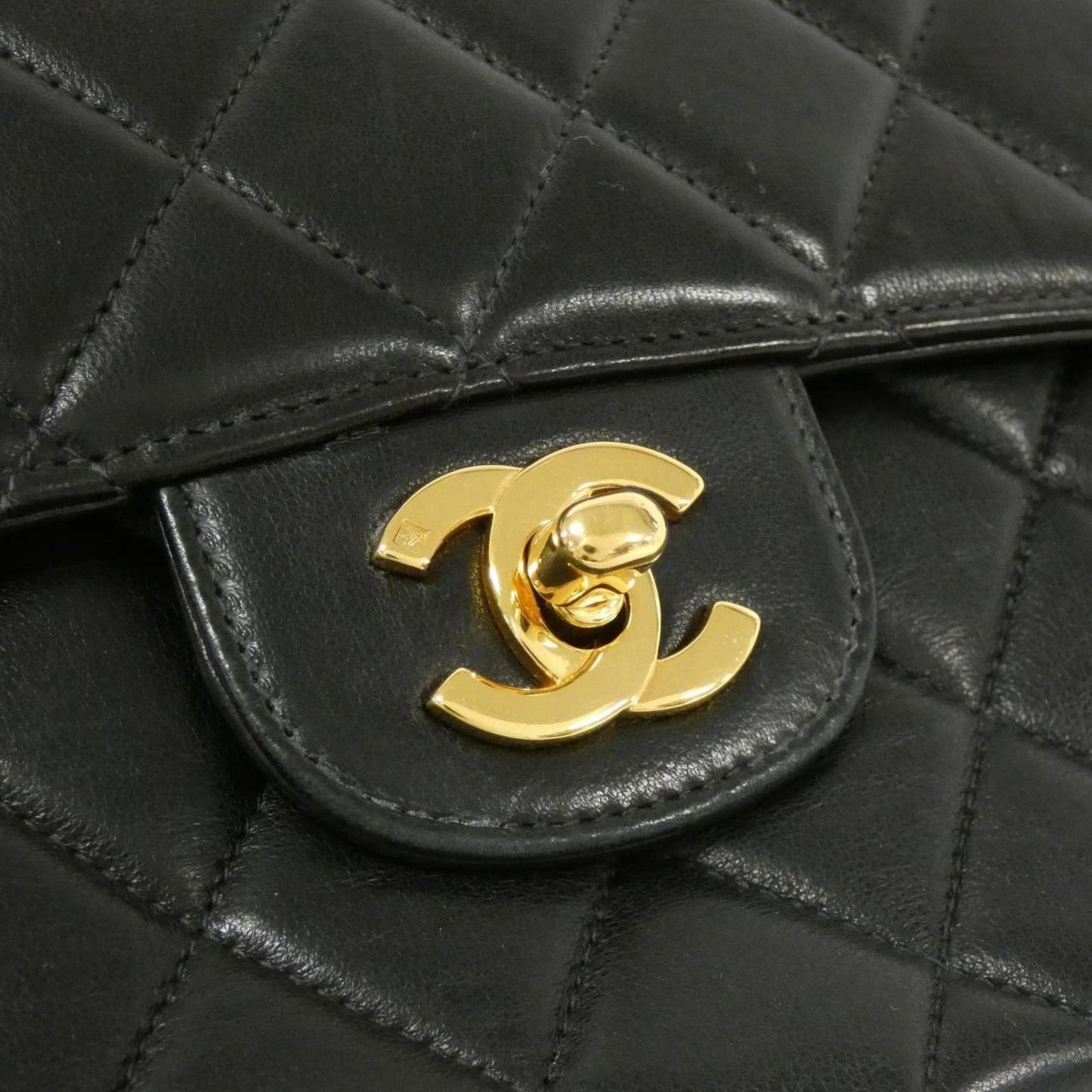 Chanel Black Leather -