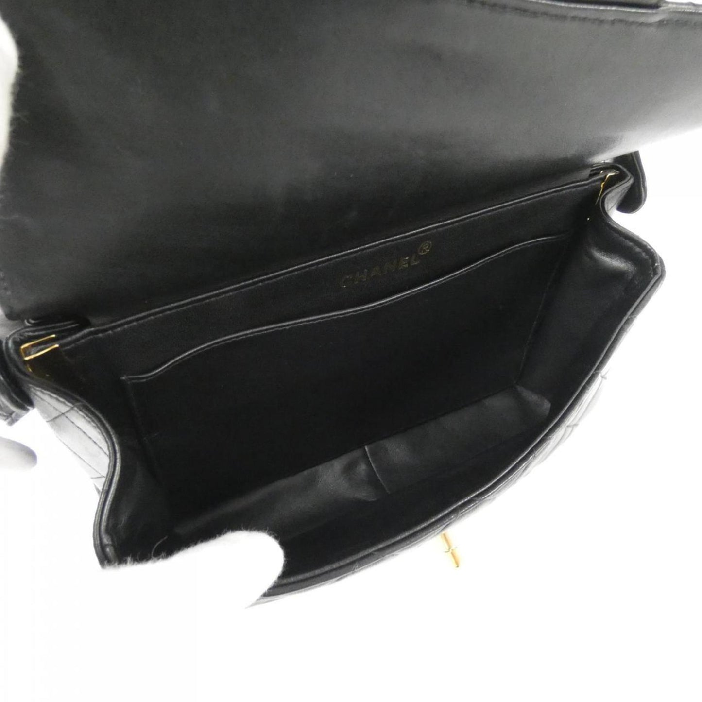 Chanel Black Leather -