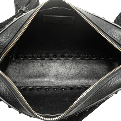 Valentino Garavani Black Leather Rockstud