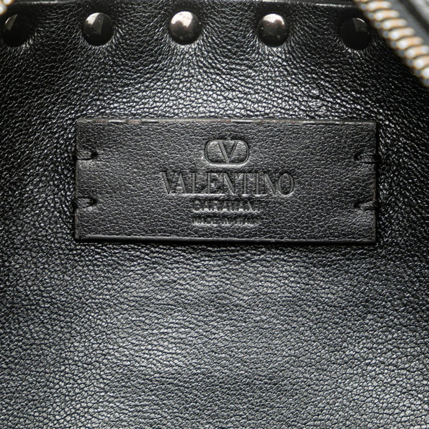 Valentino Garavani Black Leather Rockstud