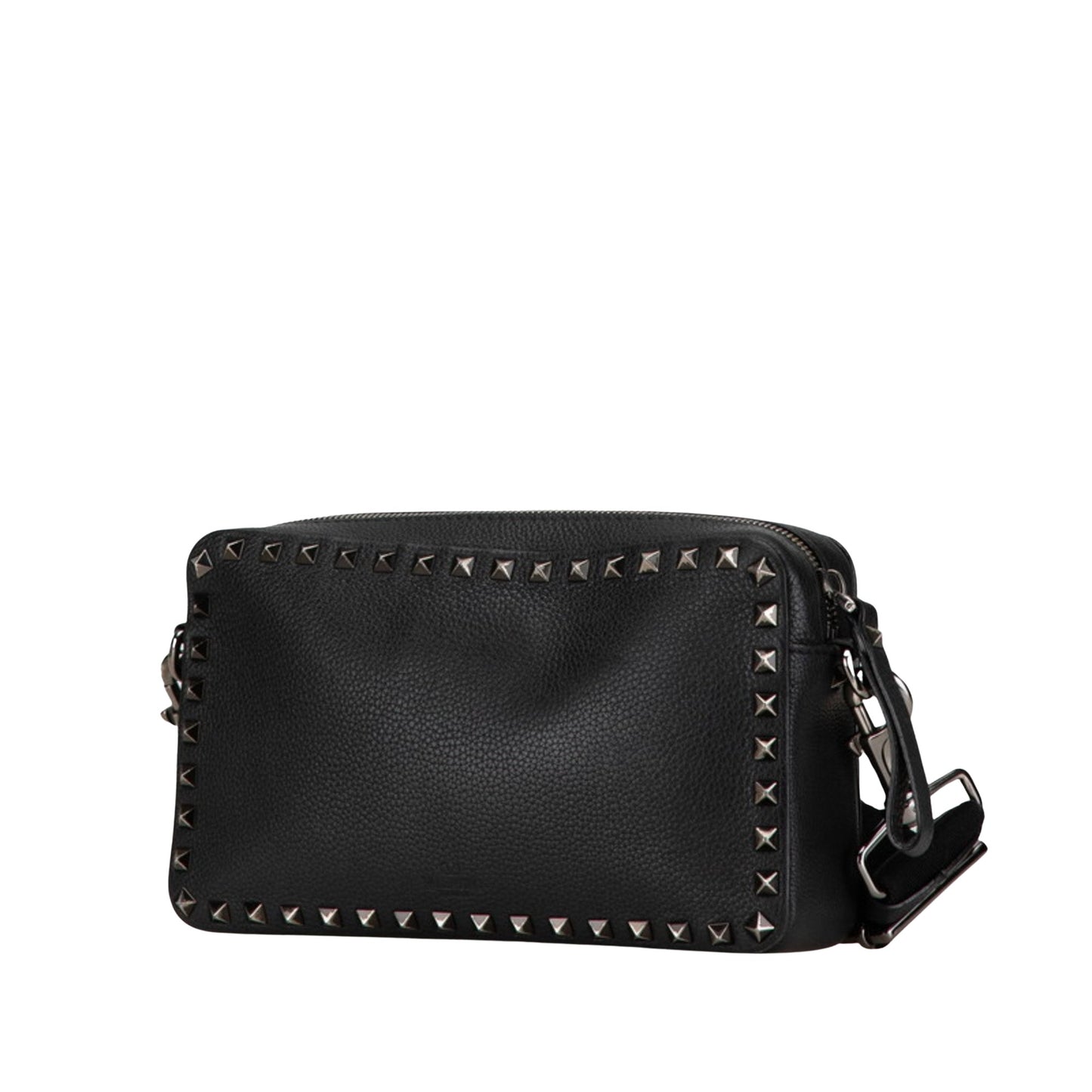Valentino Garavani Black Leather Rockstud