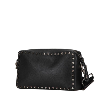 Valentino Garavani Black Leather Rockstud