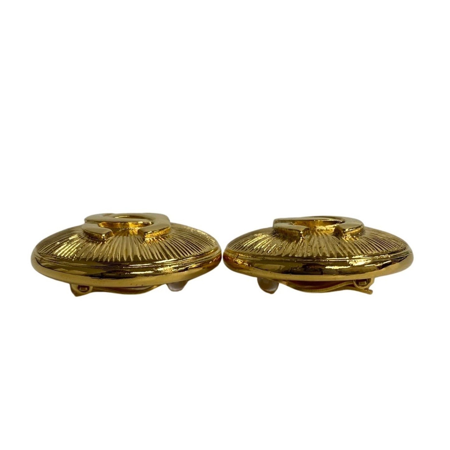 Chanel Gold Gold Plated Coco Mark