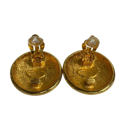 Chanel Gold Gold Plated Coco Mark