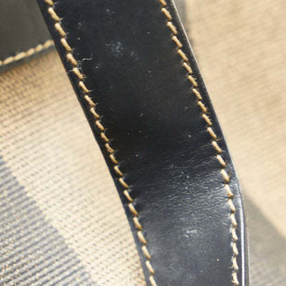 Fendi Brown Canvas Pequin