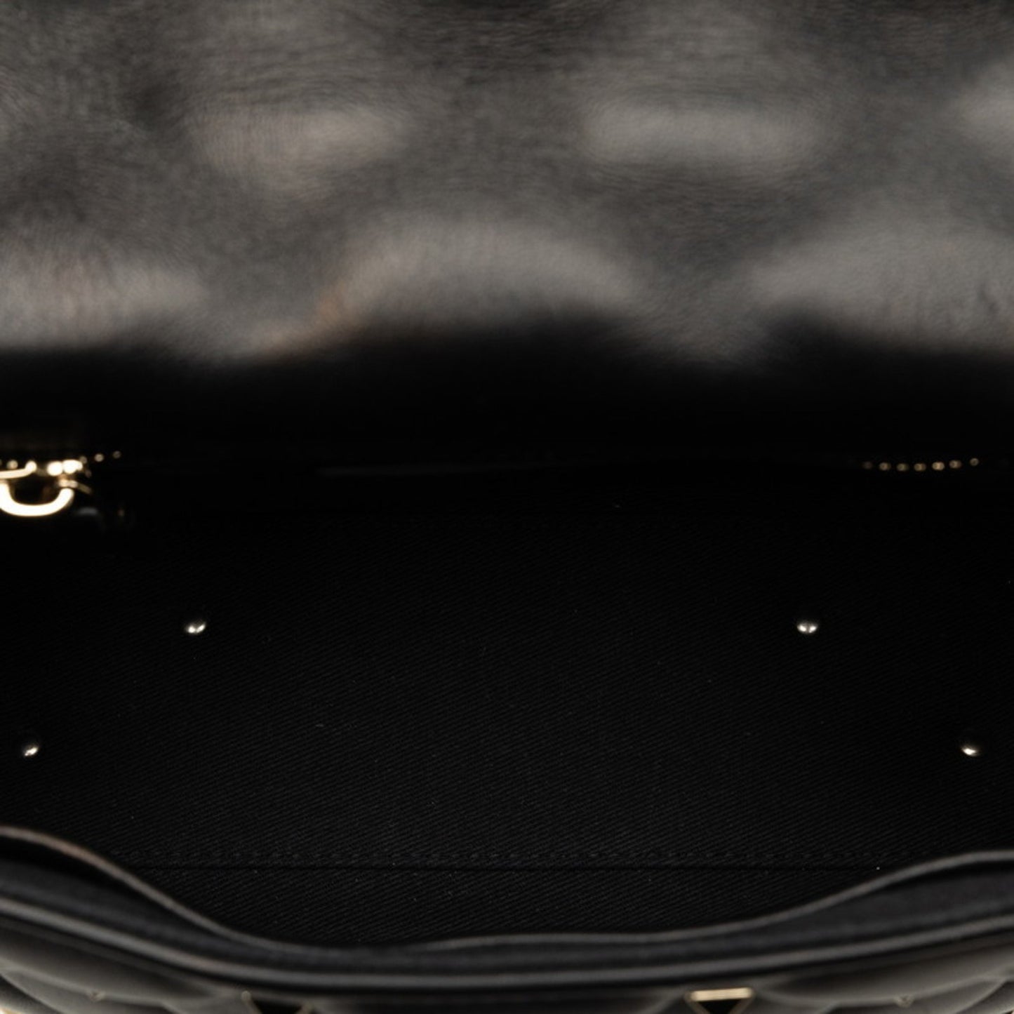 Valentino Garavani Black Leather Candystud