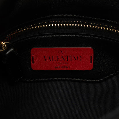 Valentino Garavani Black Leather Candystud