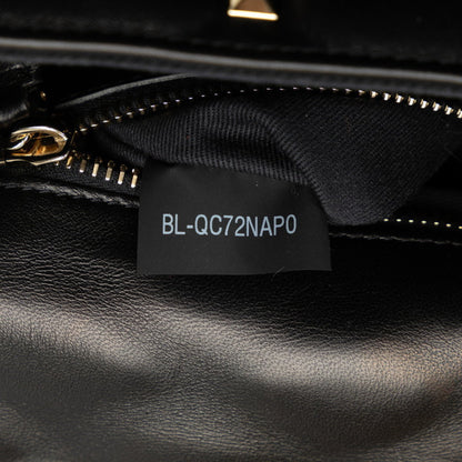 Valentino Garavani Black Leather Candystud
