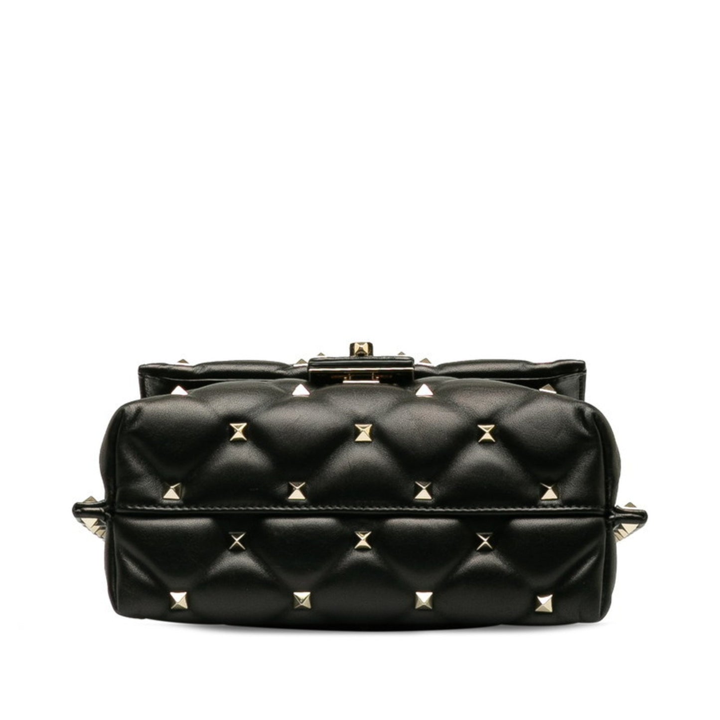 Valentino Garavani Black Leather Candystud