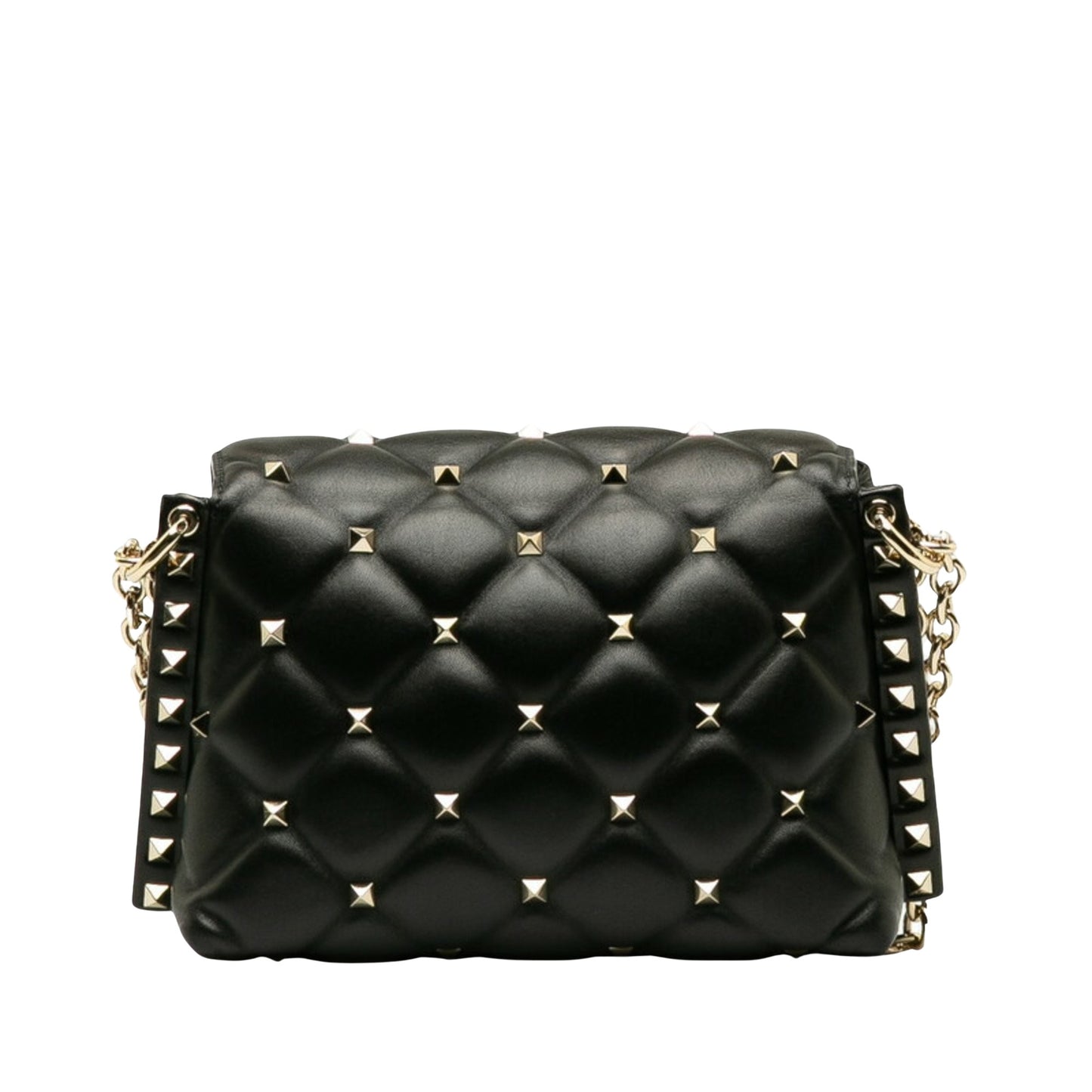 Valentino Garavani Black Leather Candystud