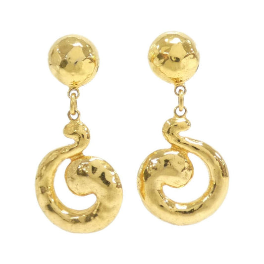 Saint Laurent Gold Gold Plated Earring
