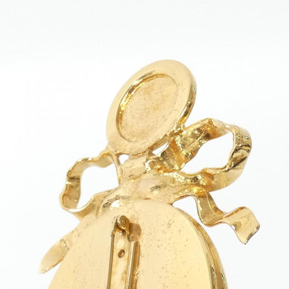 Chanel Gold Gold Plated Coco Mark