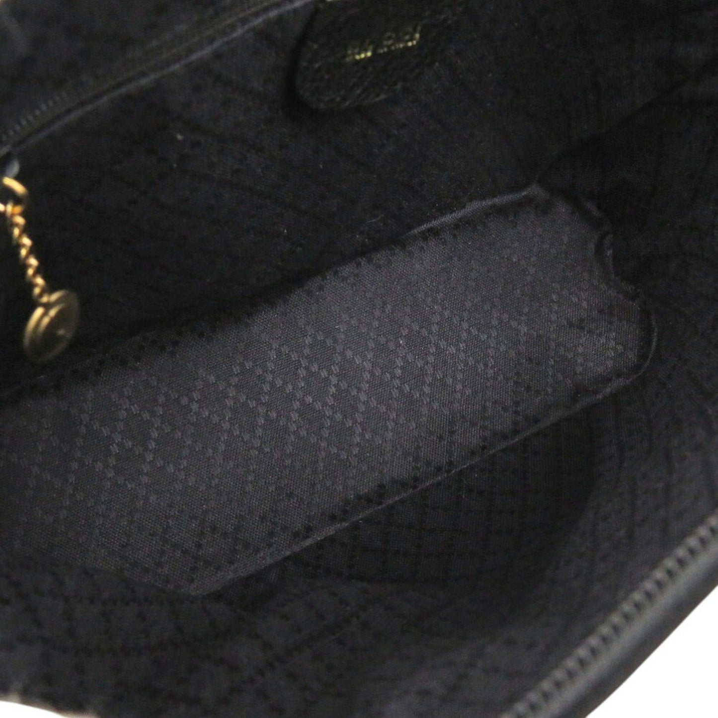 Gucci Black Suede Bamboo