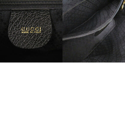 Gucci Black Suede Bamboo