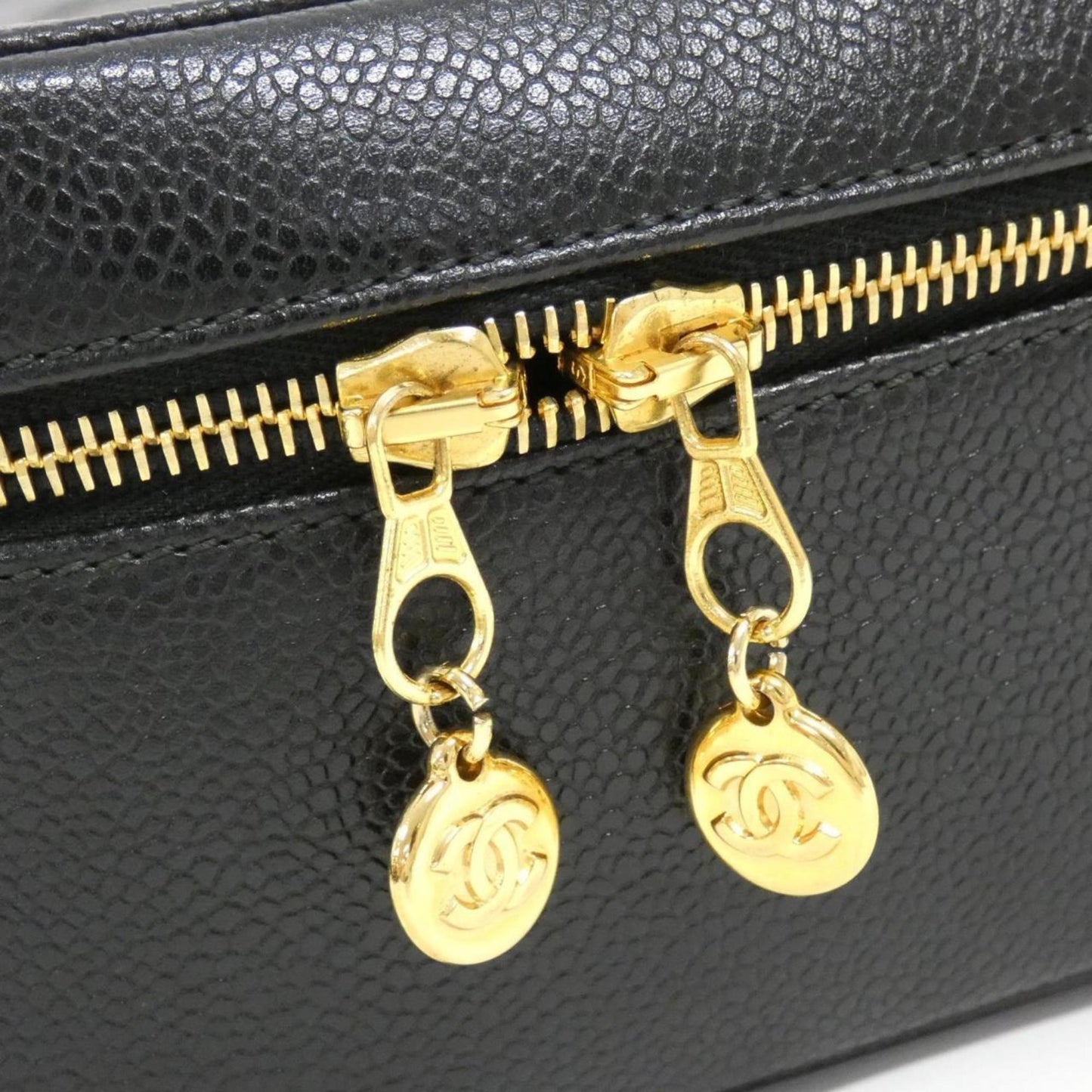 Chanel Black Leather Coco Handle