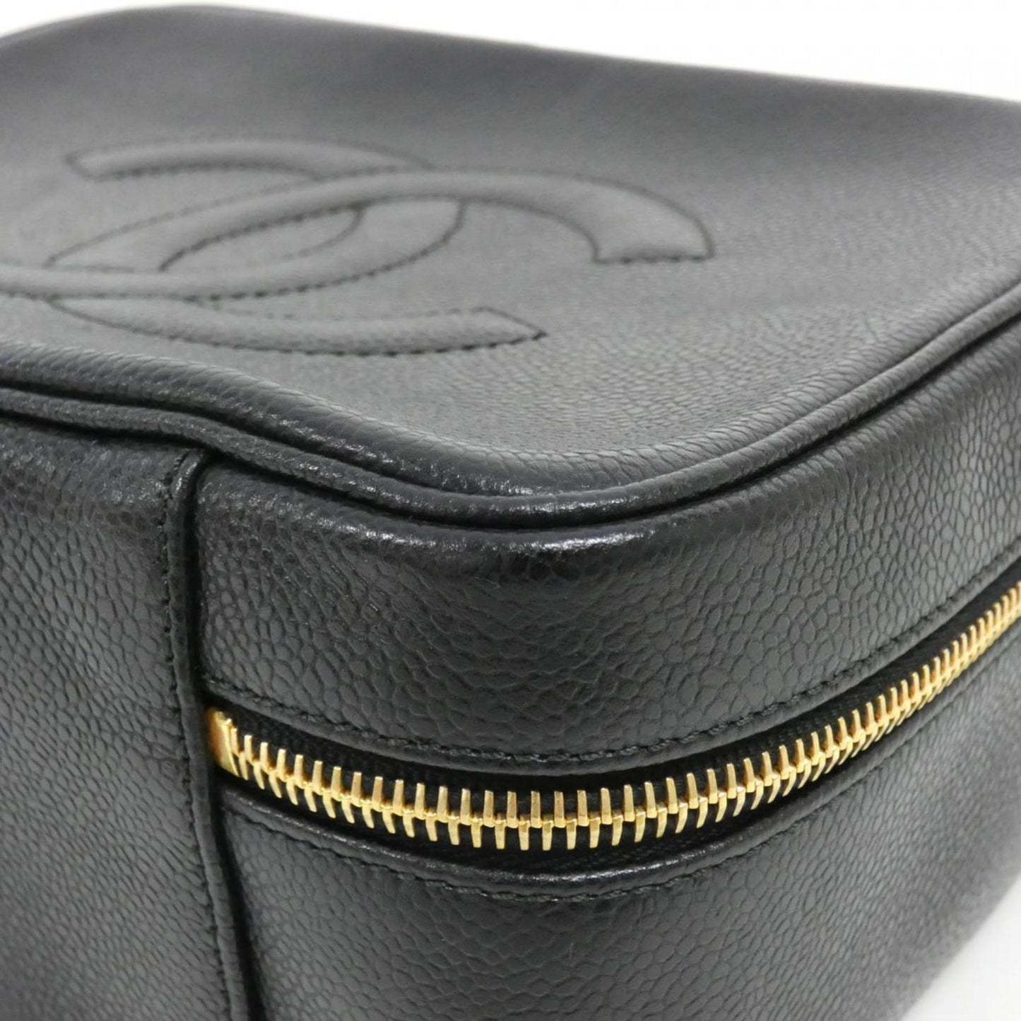 Chanel Black Leather Coco Handle