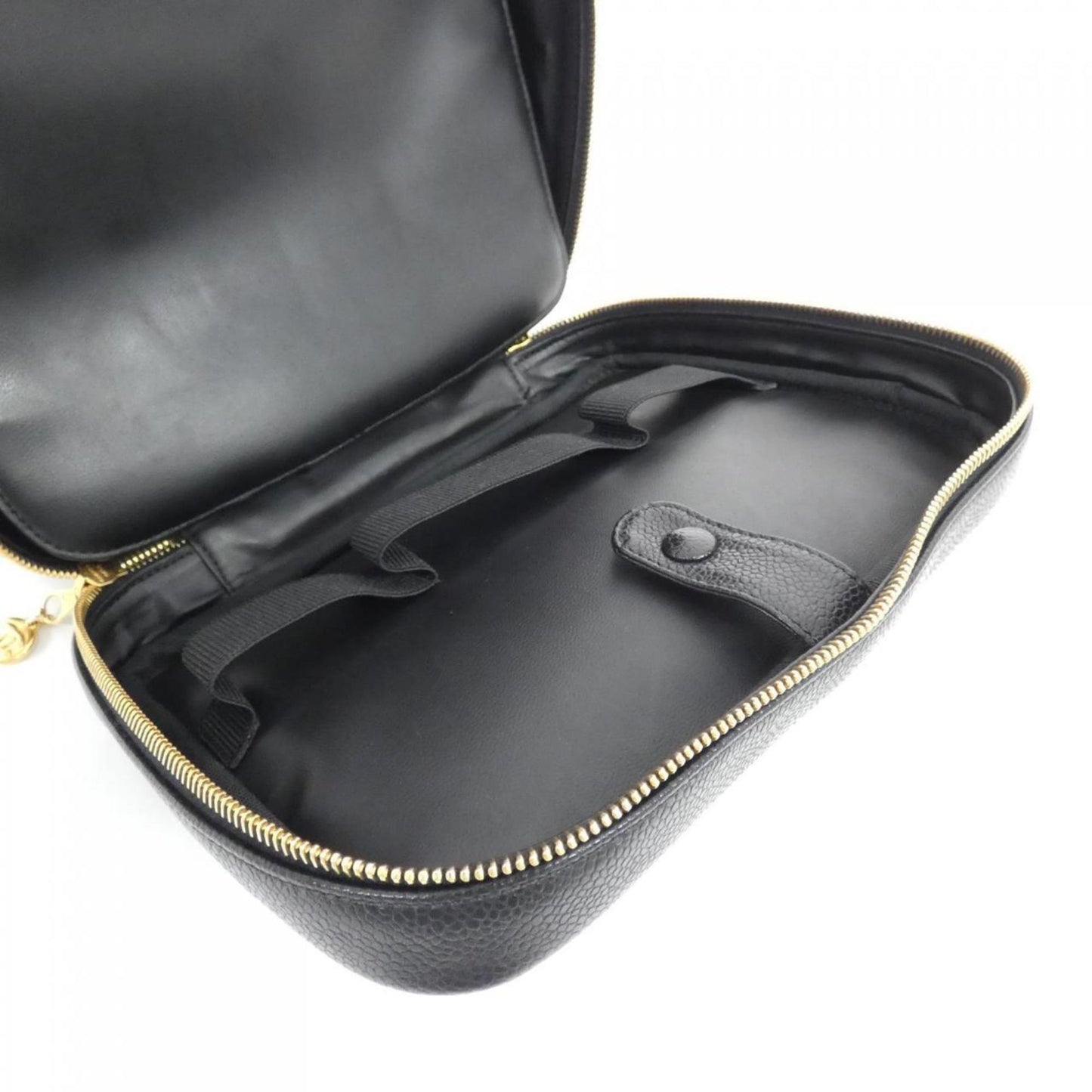 Chanel Black Leather Coco Handle
