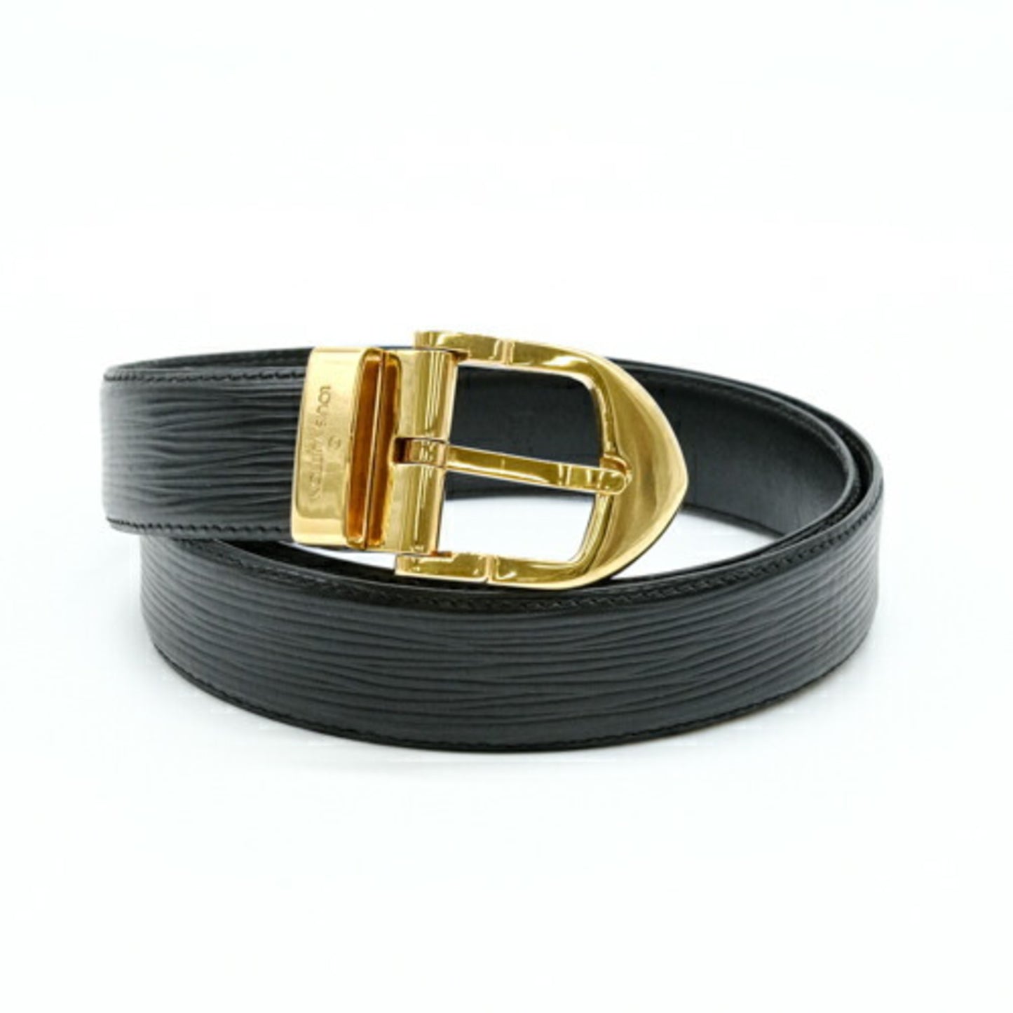 Louis Vuitton Black Leather Belt