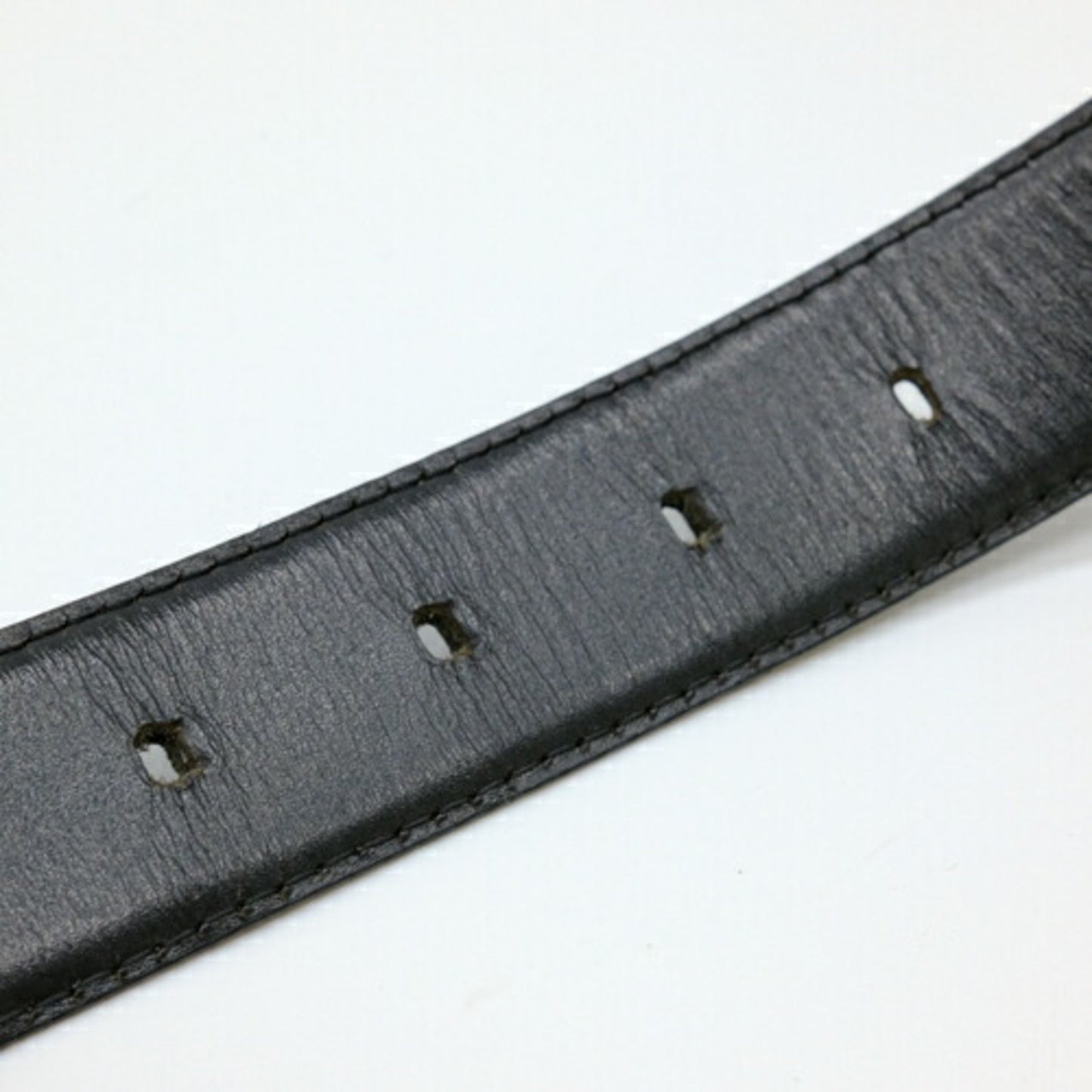 Louis Vuitton Black Leather Belt