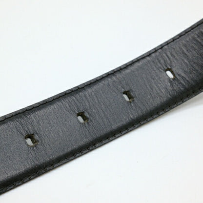 Louis Vuitton Black Leather Belt