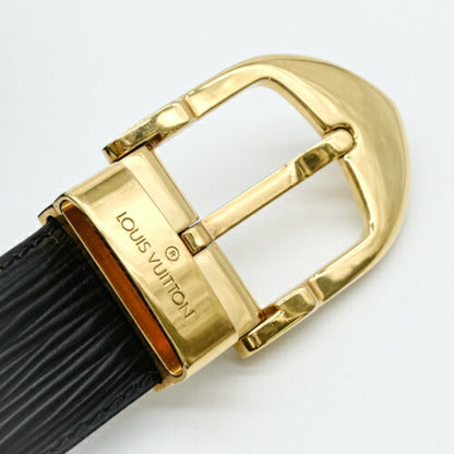 Louis Vuitton Black Leather Belt