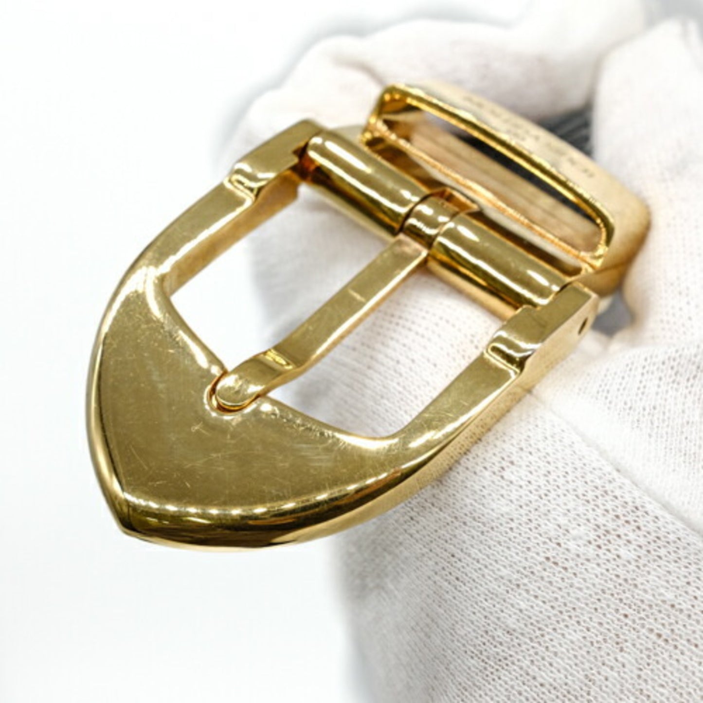 Louis Vuitton Black Leather Belt