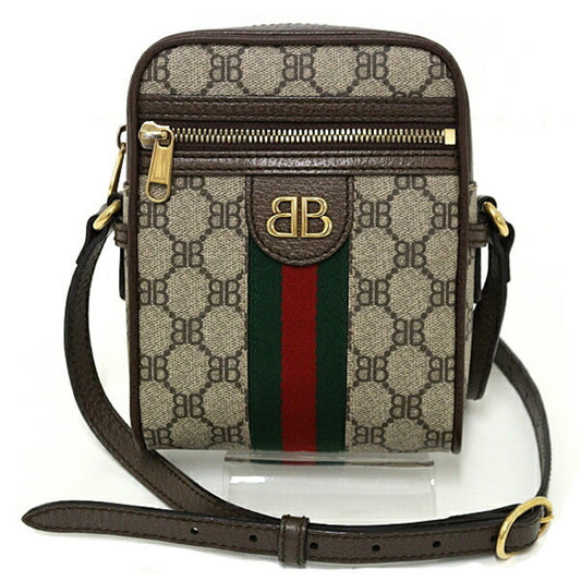 Balenciaga Brown Canvas Shoulder
