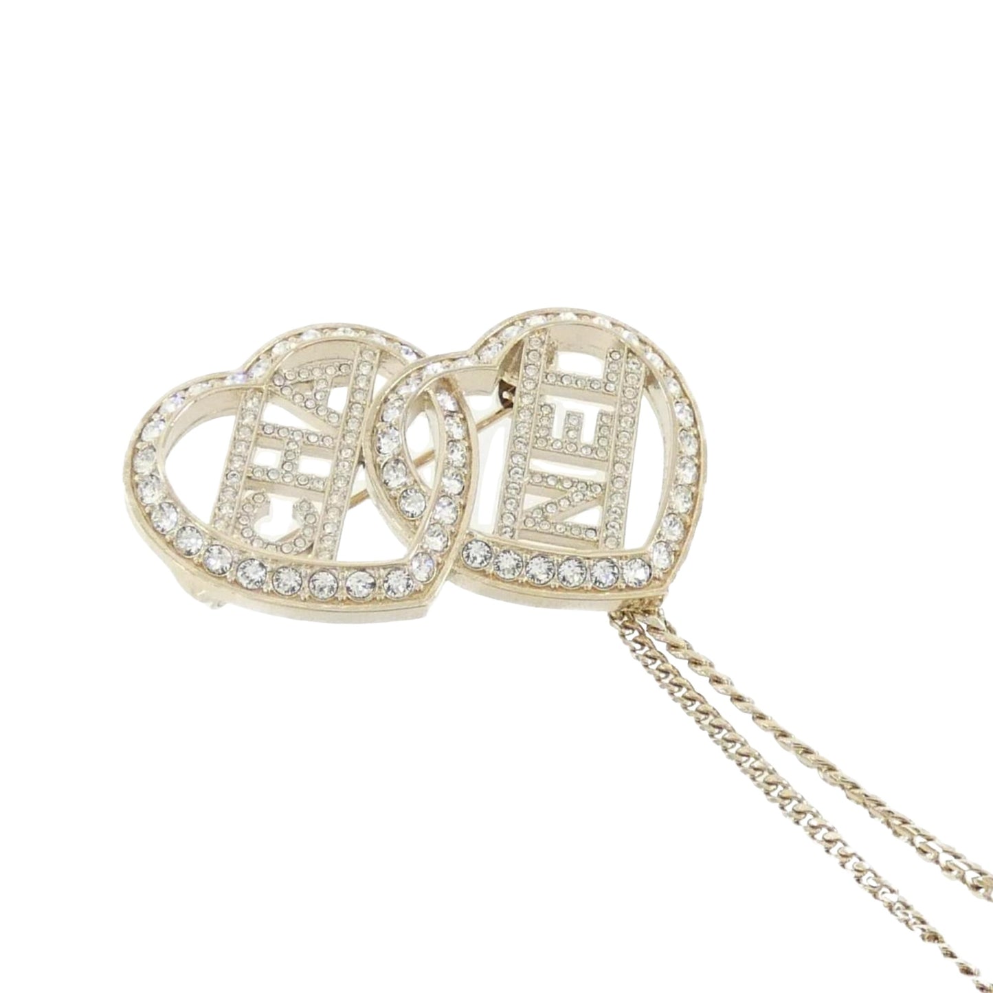 Chanel Gold Gold Plated Coco Mark