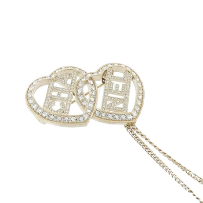 Chanel Gold Gold Plated Coco Mark