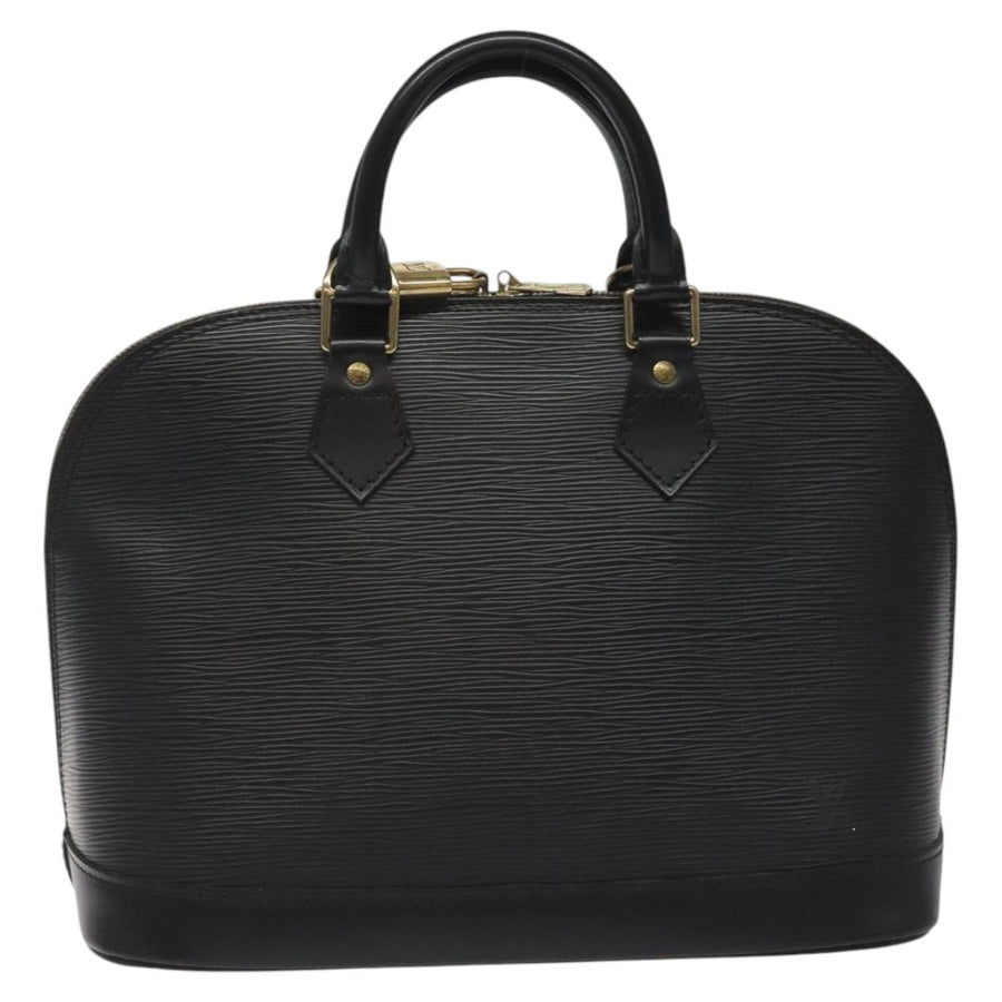 Louis Vuitton Black Leather Alma