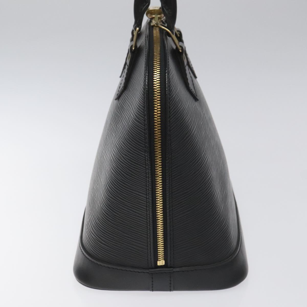 Louis Vuitton Black Leather Alma