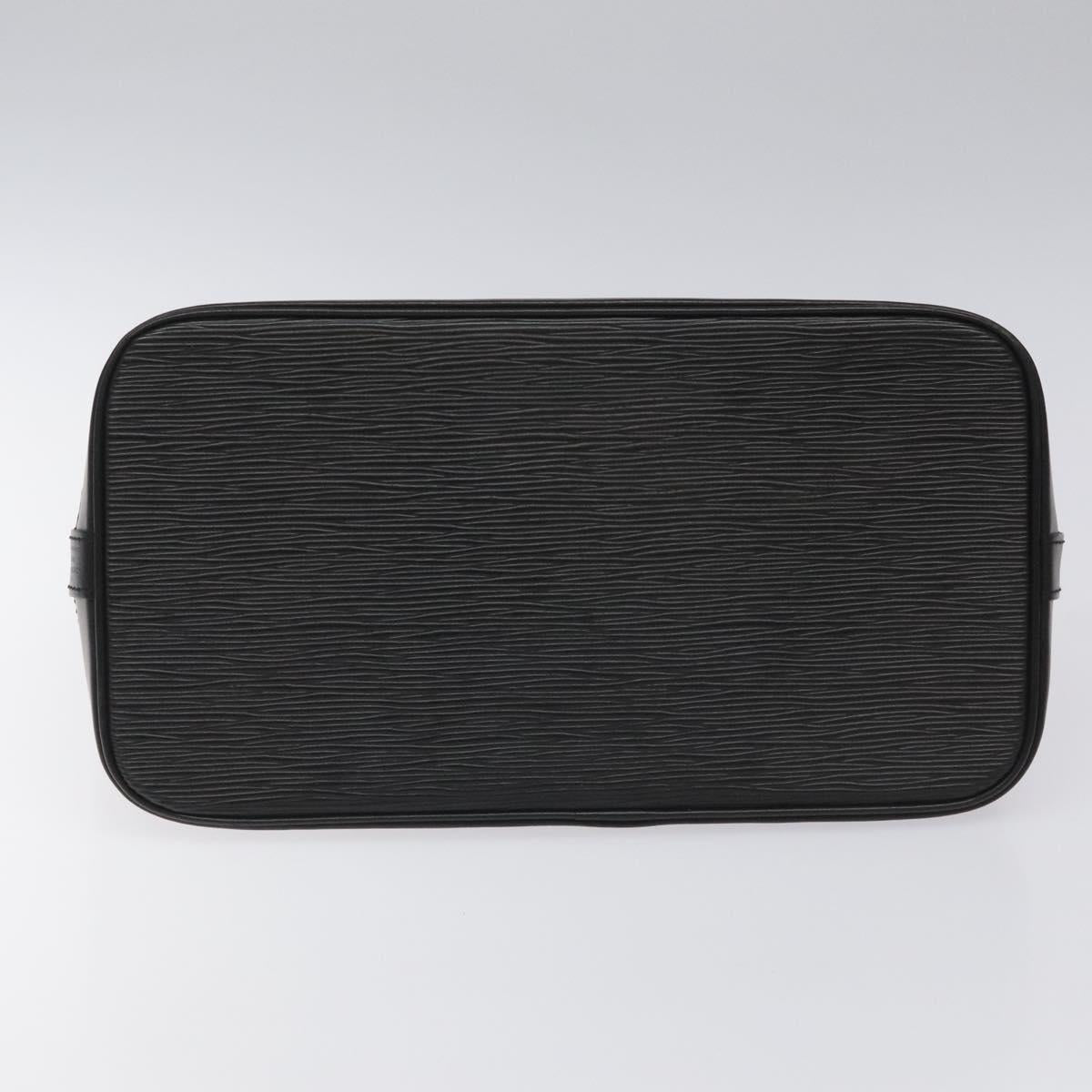 Louis Vuitton Black Leather Alma
