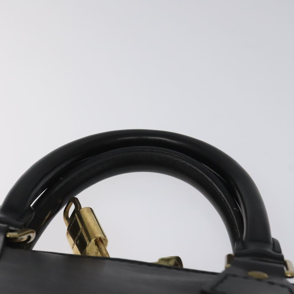 Louis Vuitton Black Leather Alma