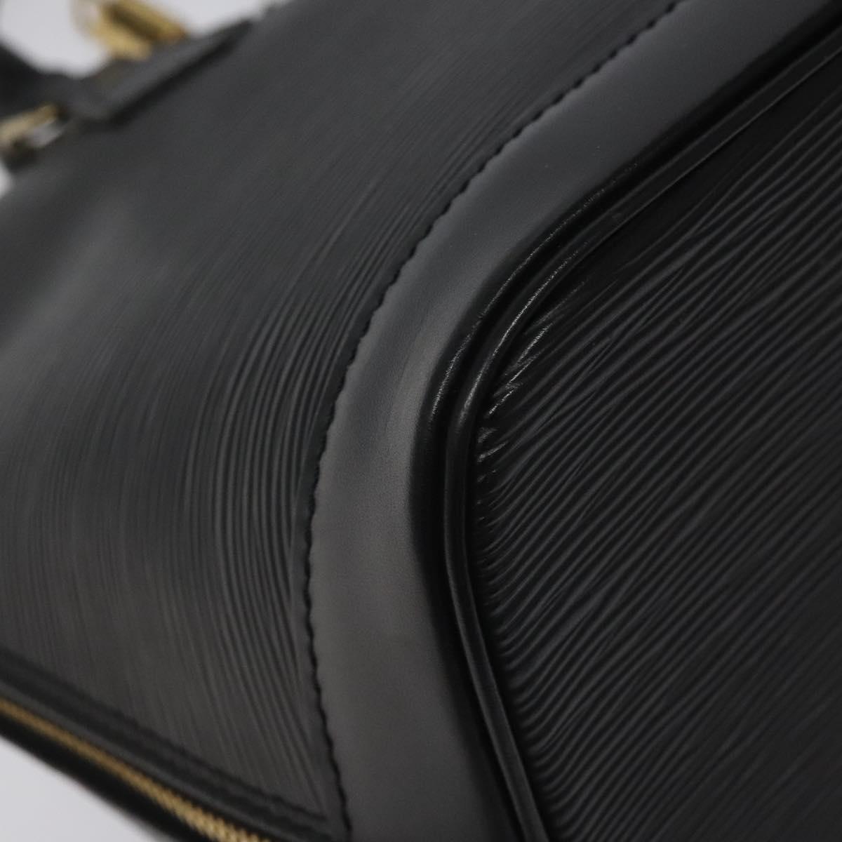 Louis Vuitton Black Leather Alma