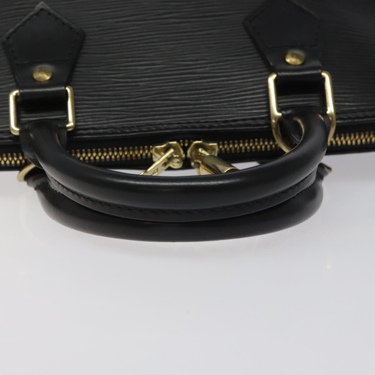 Louis Vuitton Black Leather Alma