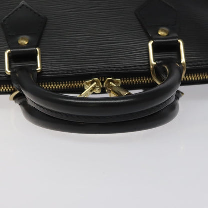 Louis Vuitton Black Leather Alma