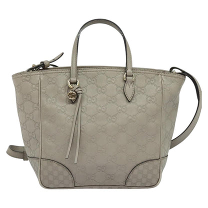 Gucci Gray Leather Bree