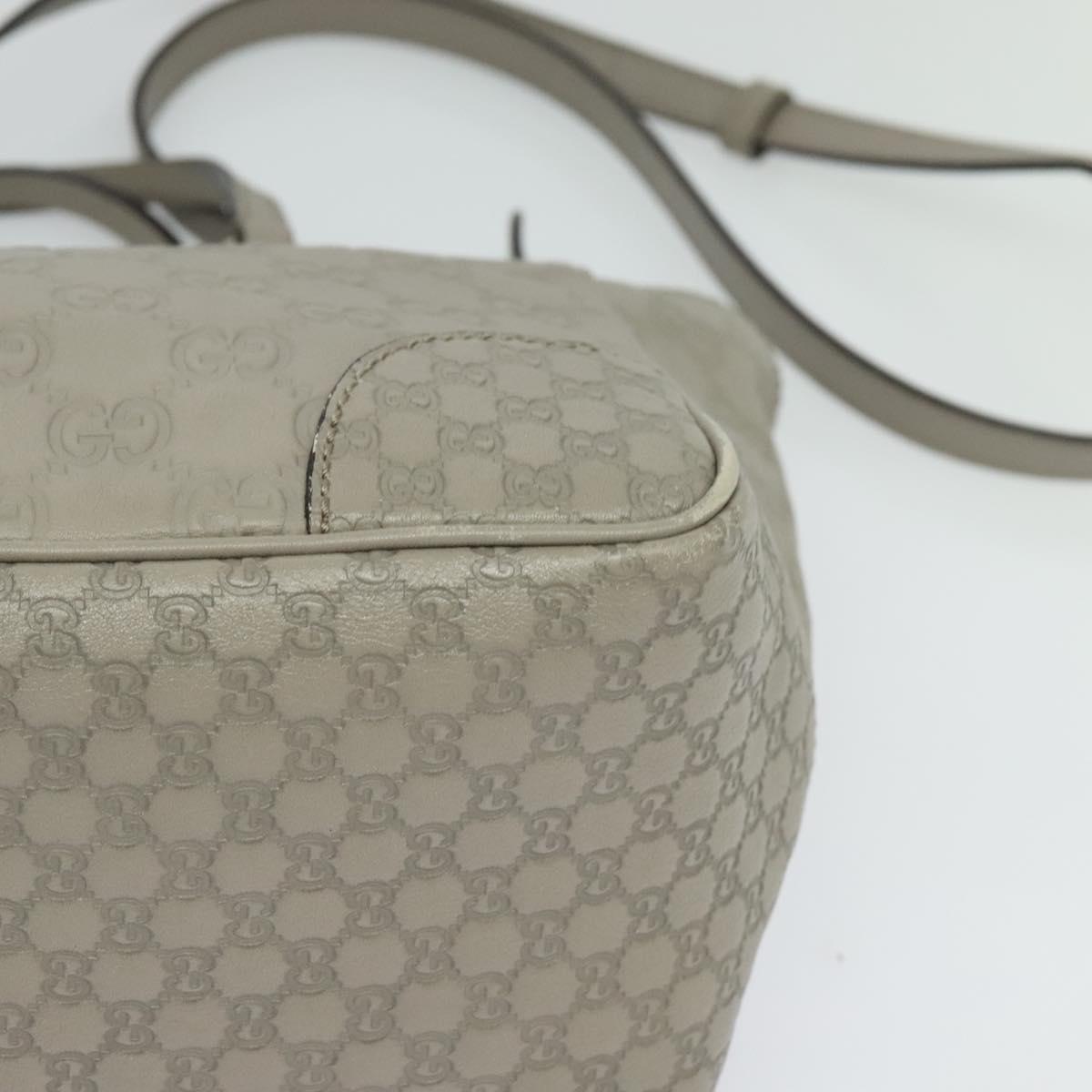 Gucci Gray Leather Bree