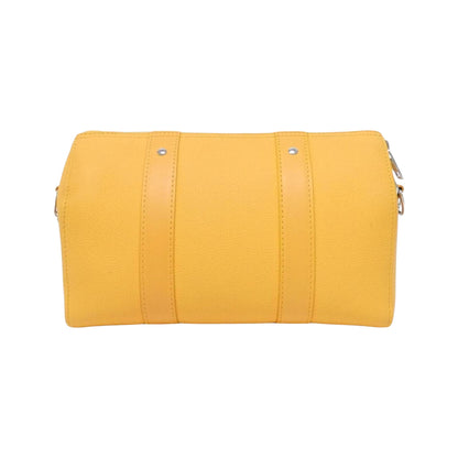 Louis Vuitton Yellow Leather City Keepall