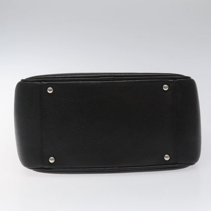 Burberry Black Leather Nova Check