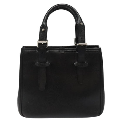 Burberry Black Leather Nova Check