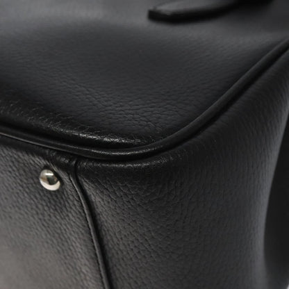 Burberry Black Leather Nova Check
