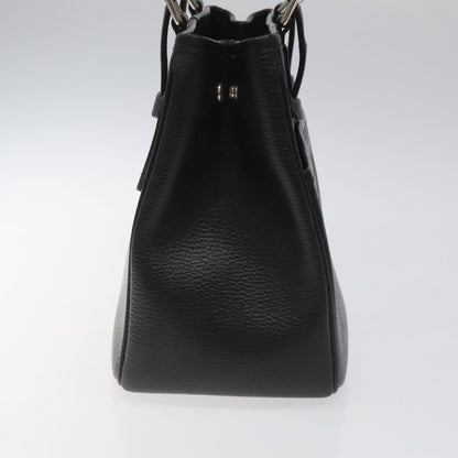 Burberry Black Leather Nova Check