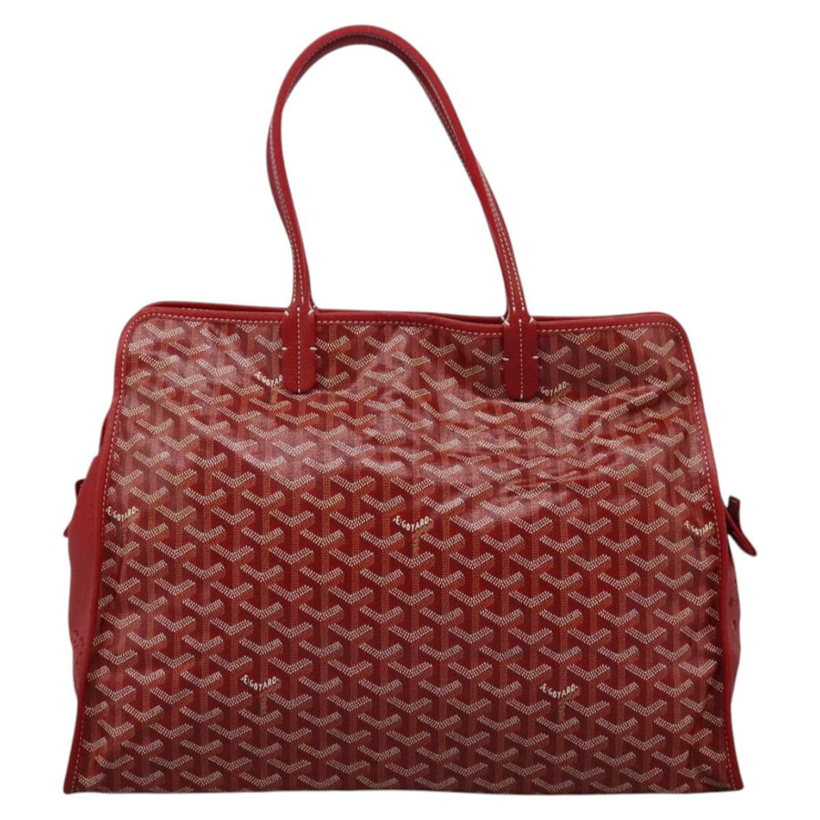 Goyard Red Canvas Hardy