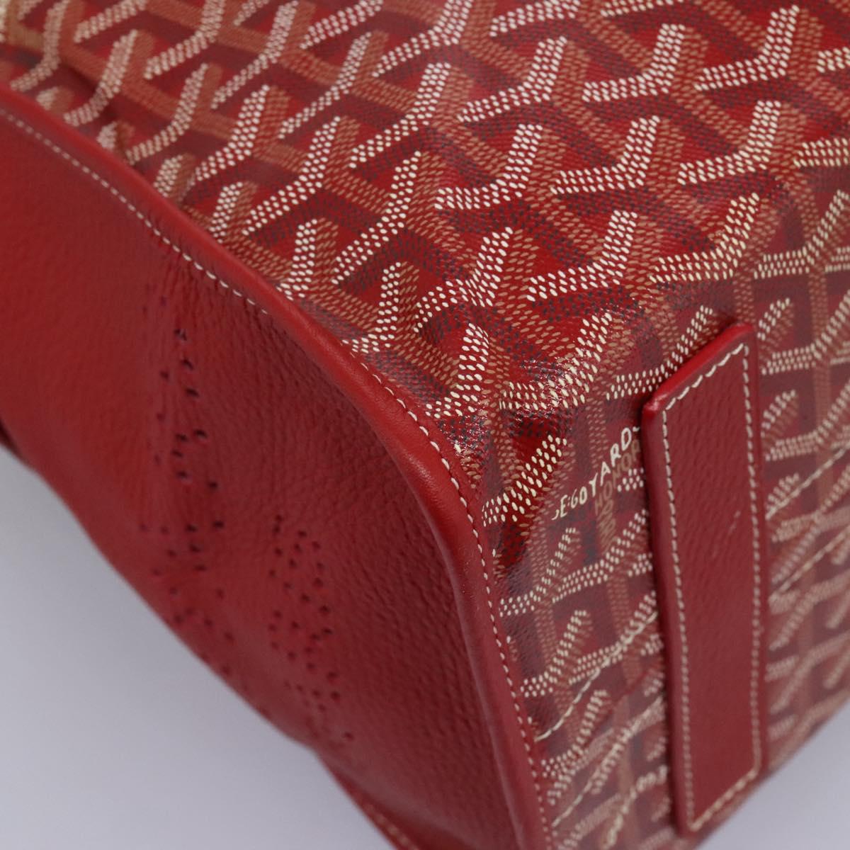 Goyard Red Canvas Hardy