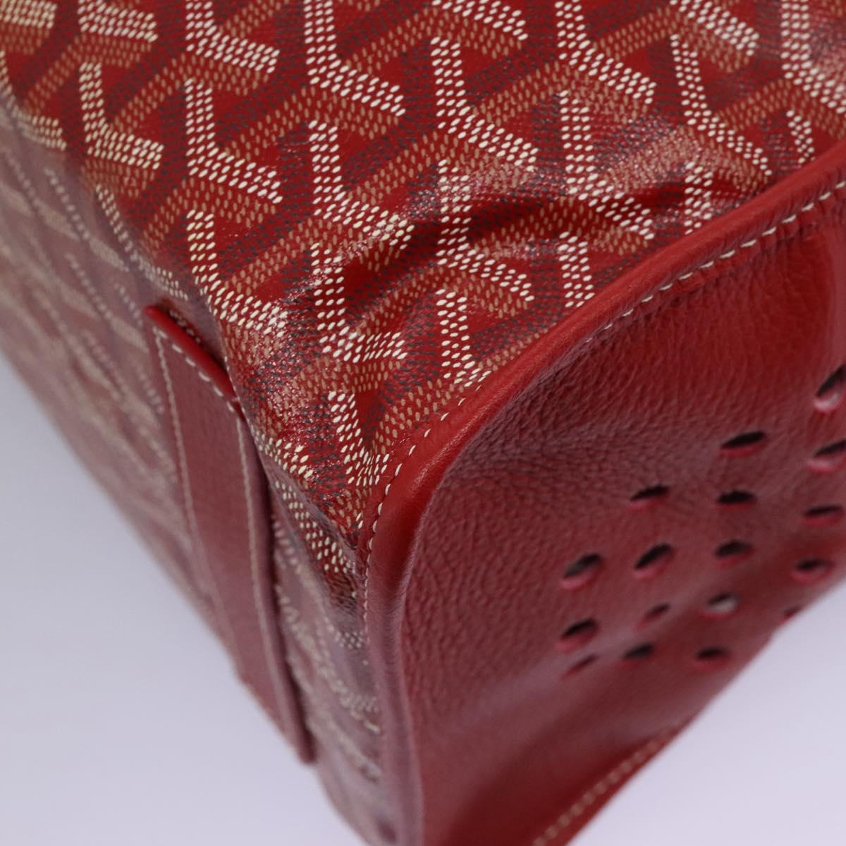 Goyard Red Canvas Hardy