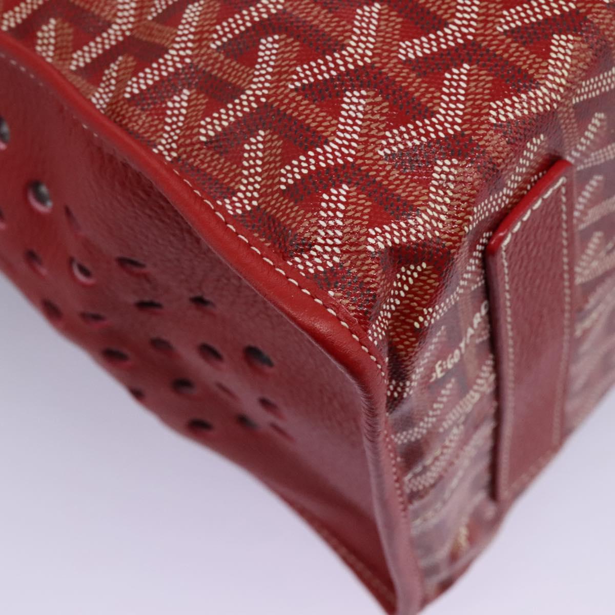 Goyard Red Canvas Hardy